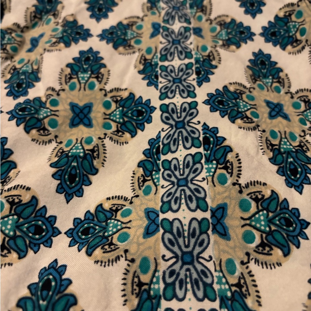 Bohemian Patterned Dress with Pockets - Picture 7 of 11
